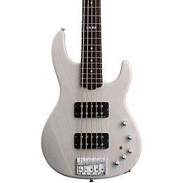 ESP E-II AP-5 5 String Electric Bass Guitar See-Thru White