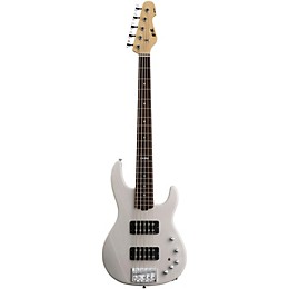 ESP E-II AP-5 5 String Electric Bass Guitar See-Thru White