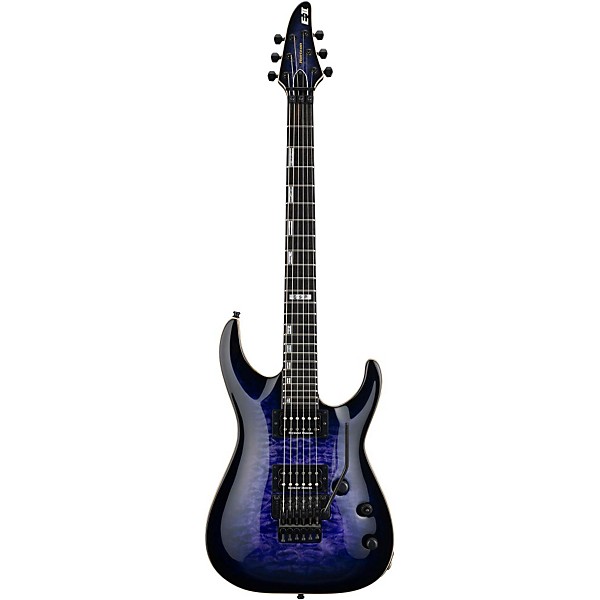 ESP E-II Horizon Electric Guitar with Floyd Rose Reindeer Blue