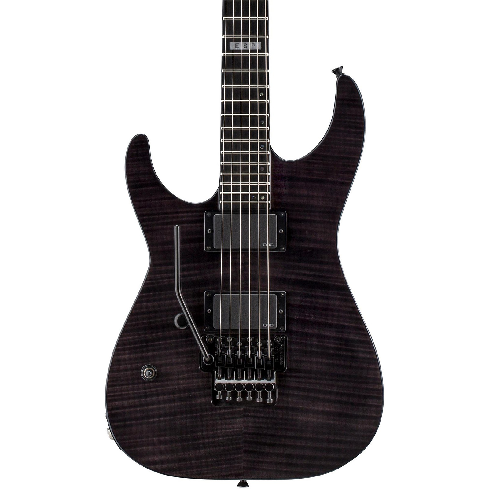 ESP E-II M-2 Left Handed Electric Guitar See-Thru Black