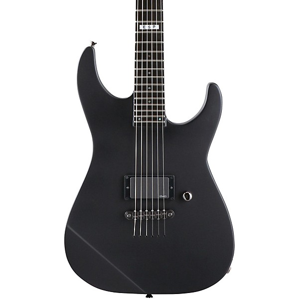 ESP E-II M-I Neck Thru Electric Guitar Satin Black