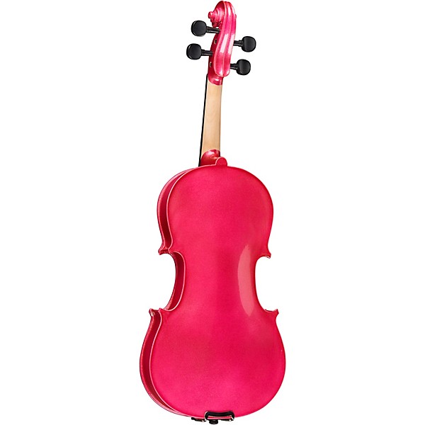 Open Box Bellafina Rainbow Series Rose Violin Outfit Level 1 1/4 Size