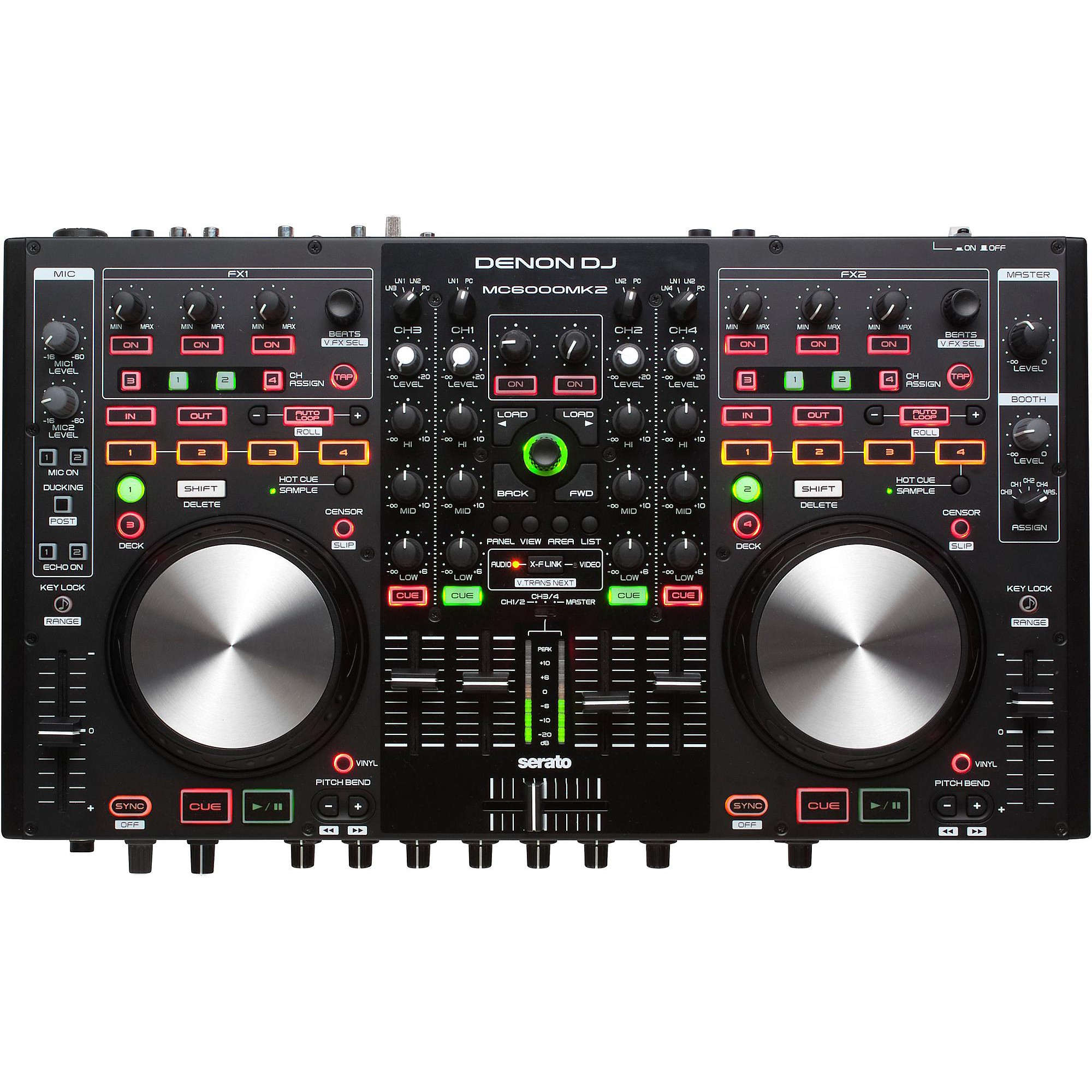 MC6000MK2 デノン DENON DJコントローラー PCDJ 【希少品】 Denon DJ MC6000MK2 Professional Digital Mixer and MC6000MK2 B&H