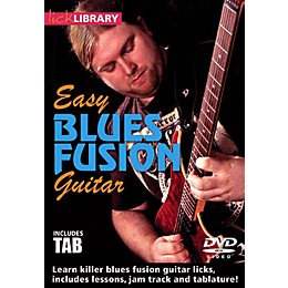Hal Leonard Easy Blues Fusion Guitar Lick Library DVD