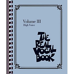 Hal Leonard The Real Vocal Book - Volume 3 - High Voice