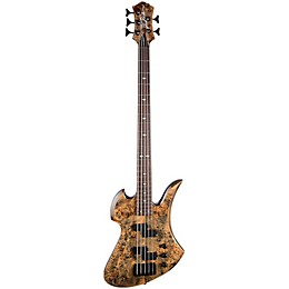 B.C. Rich Mockingbird Plus 5-String Electric Bass Ghost Black