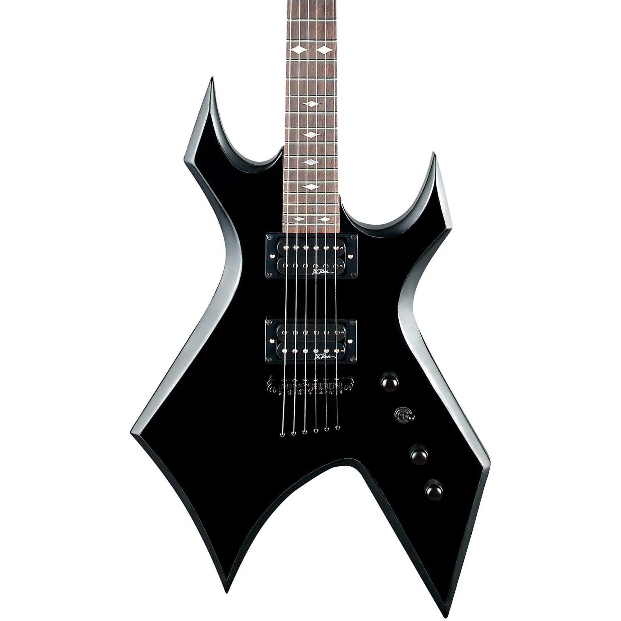 Open Box B.C. Rich Warlock Edge Electric Guitar Black with Satin