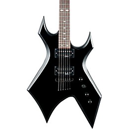 Open Box B.C. Rich Warlock Edge Electric Guitar Level 1 Black with Satin Bevels