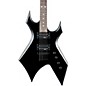 Open Box B.C. Rich Warlock Edge Electric Guitar Level 1 Black with Satin Bevels thumbnail