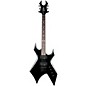 Open Box B.C. Rich Warlock Edge Electric Guitar Level 1 Black with Satin Bevels
