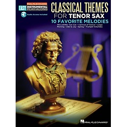 Hal Leonard Classical Themes - Tenor Sax -Easy Instrumental Play-Along Book with Online Audio Tracks