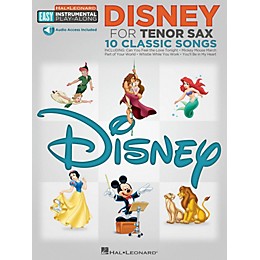 Hal Leonard Disney - Tenor Sax - Easy Instrumental Play-Along Book with Online Audio Tracks
