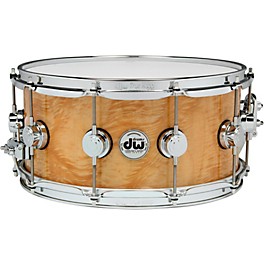 DW Exotic Angel Pearl Snare 14 x 6.5 in. Black Nickel Hardware