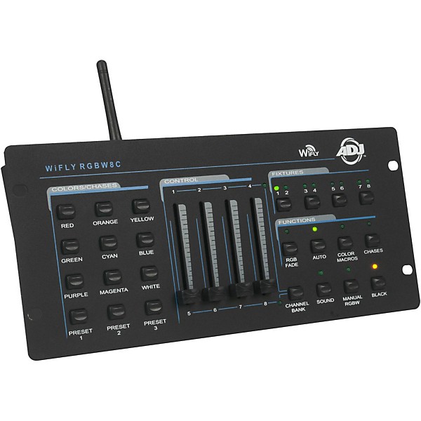 Open Box American DJ WiFly RGBW8C Wireless 4 Channel Color Mixing Controller Level 2  888365485850