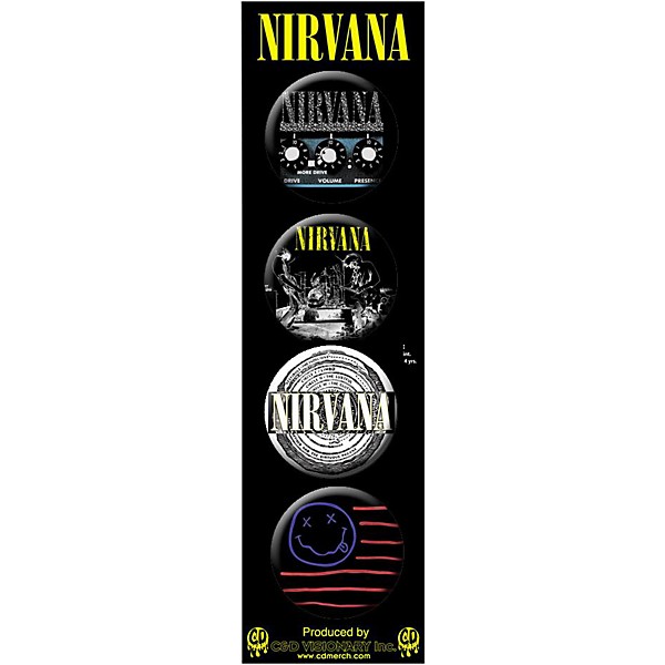 C&D Visionary Nirvana Button 4-Piece Set