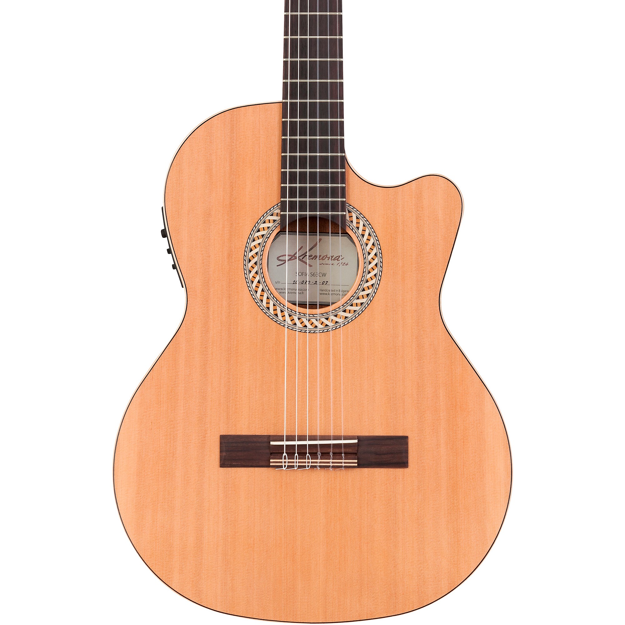 Kremona Sofia S63CW Classical Acoustic-Electric Guitar Natural