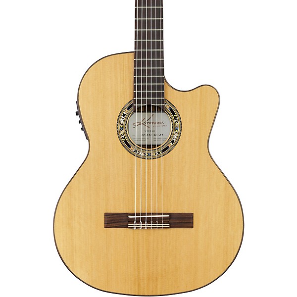 Open Box Kremona Verea Cutaway Acoustic-Electric Nylon Guitar Level 2 Natural 194744127823