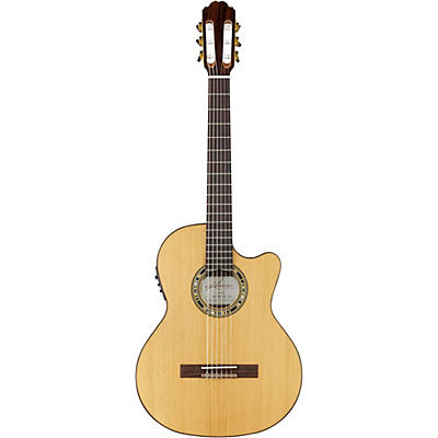 Kremona Verea Cutaway Acoustic-Electric Nylon Guitar Natural for sale