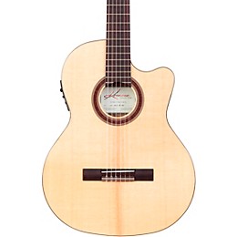 Open Box Kremona Rondo Thin Line Classical Acoustic-Electric Guitar Level 2 Natural 190839672612