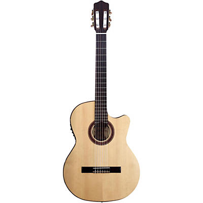 Kremona Rosa Luna Flamenco Acoustic-Electric Nylon Guitar Natural for sale