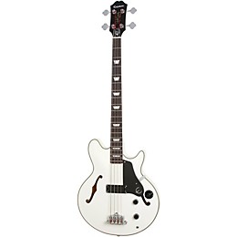 Open Box Epiphone Limited Edition Jack Casady Electric Bass Guitar Level 2 Alpine White 888365520285