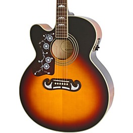 Epiphone Limited Edition EJ-200SCE Left-Handed Acoustic-Electric Guitar Vintage Sunburst