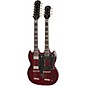 Open Box Epiphone Limited Edition G-1275 Double Neck Electric Guitar Level 2 Cherry 190839357120