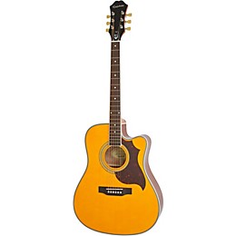 Epiphone FT-350SCE Acoustic-Electric Guitar with Min-Etune Antique Natural