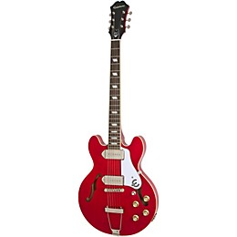Open Box Epiphone Casino Coupe Hollowbody Electric Guitar Level 2 Cherry 888366054512