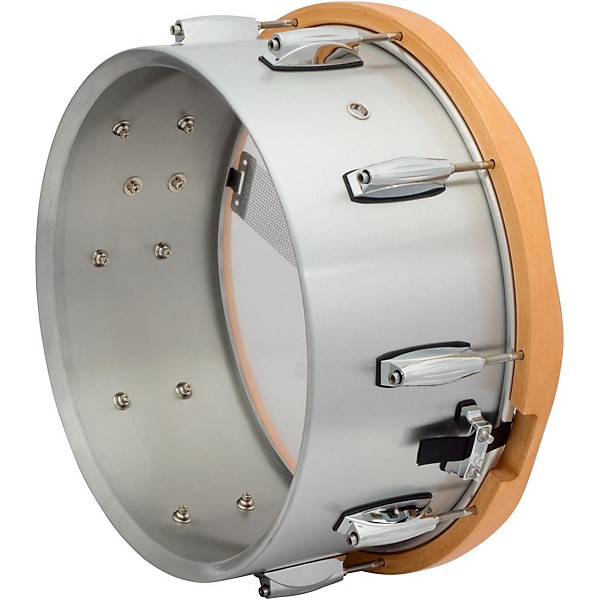 Gretsch Drums Gold Series Aluminum/Maple Snare Drum 14 x 6.5 Wood Hoop