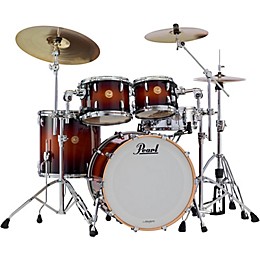 Open Box Pearl Limited Edition Masters Mahogany 4-Piece Shell Pack Level 1 Brooklyn Burst