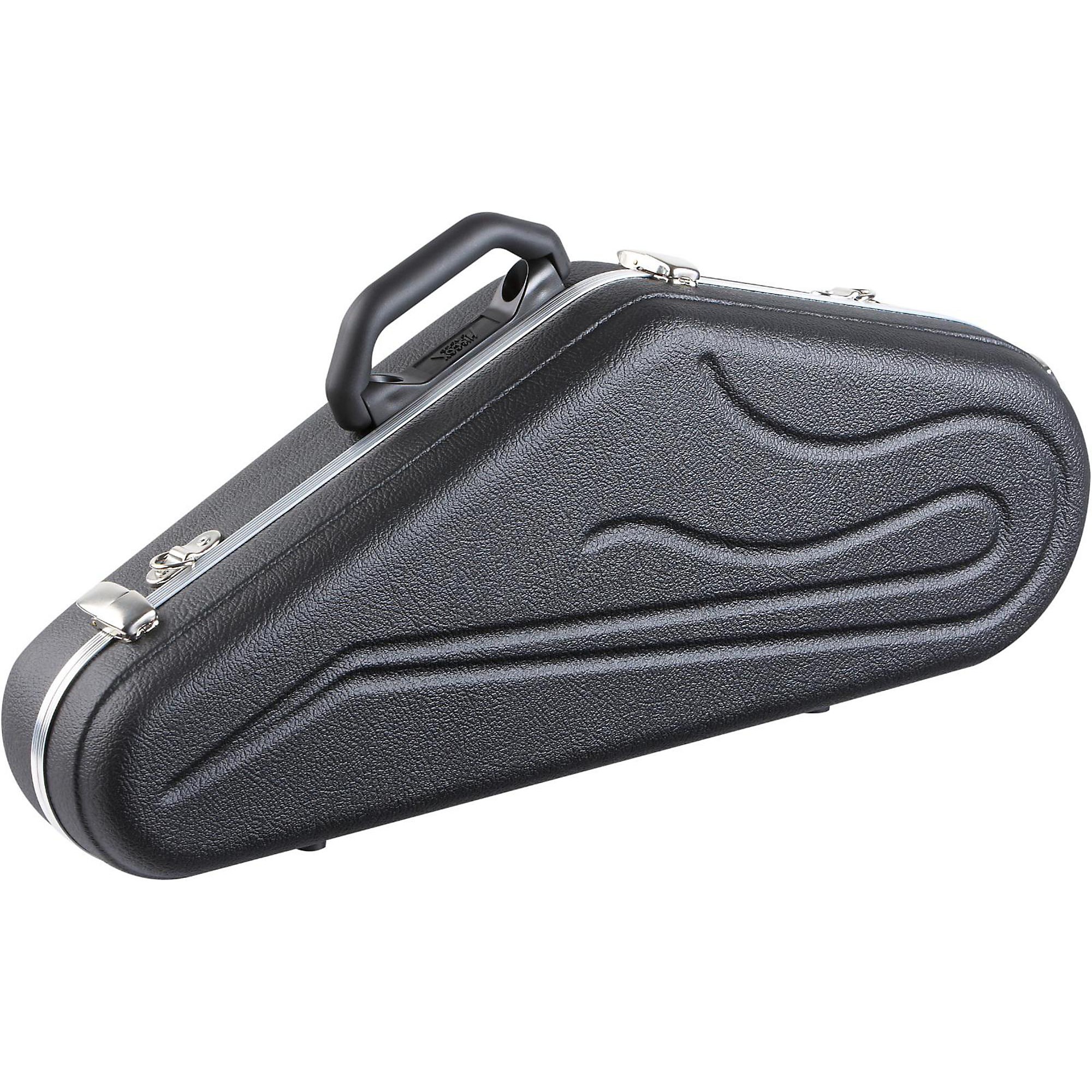 Hiscox Cases Pro II Series Alto Sax Case Black Shell, Red Interior