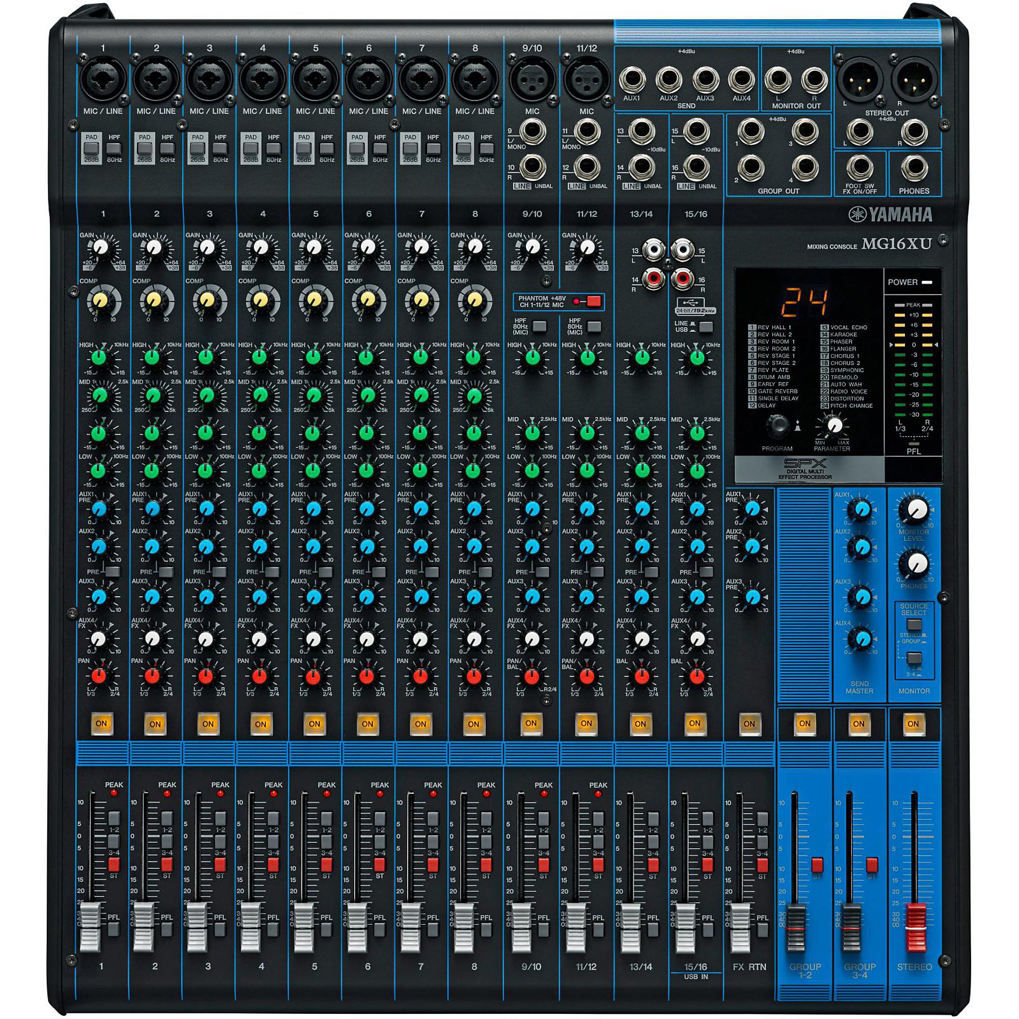 Yamaha MG16XU 16-Channel Mixer