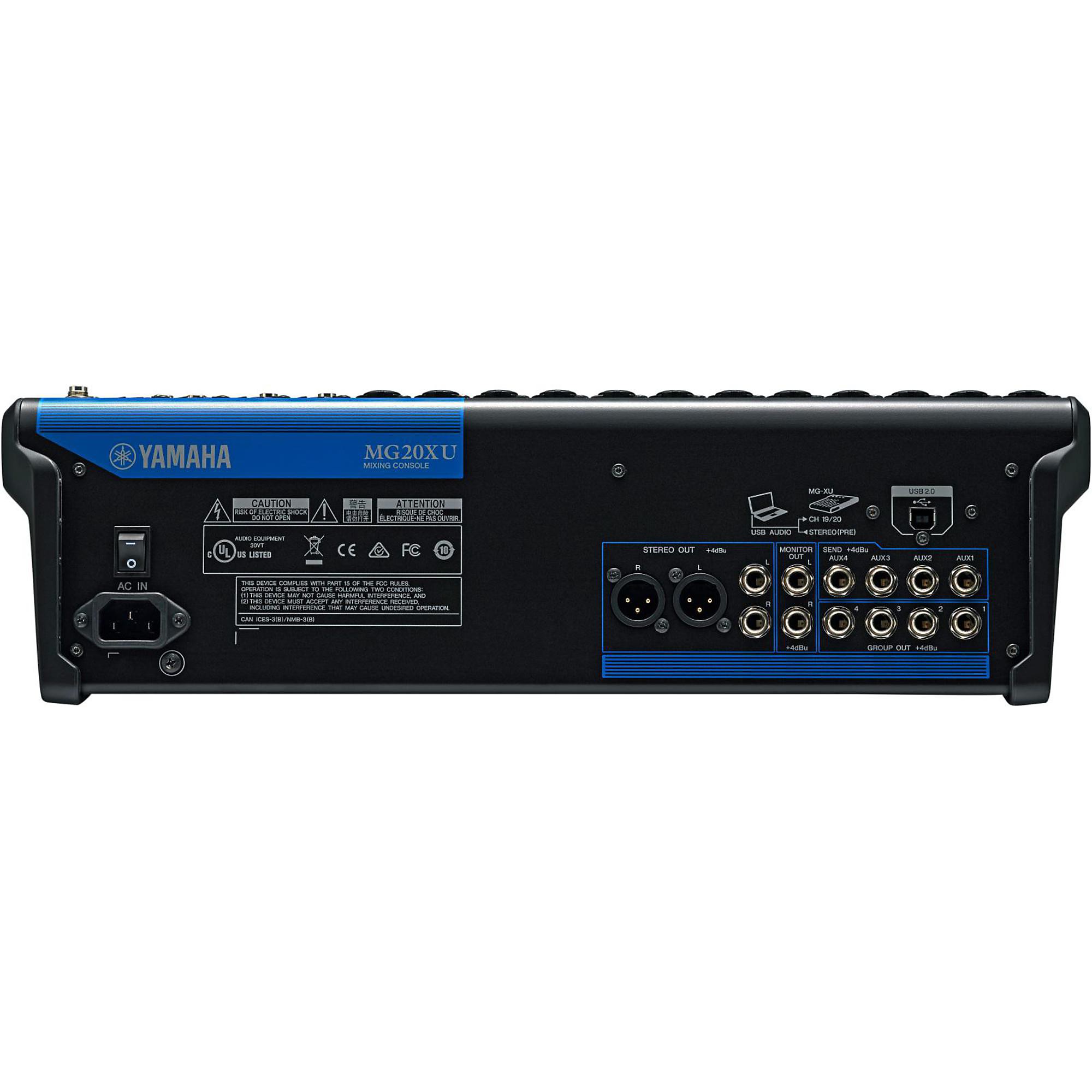 Yamaha MG20XU 20-Channel Mixer With Effects | Guitar Center
