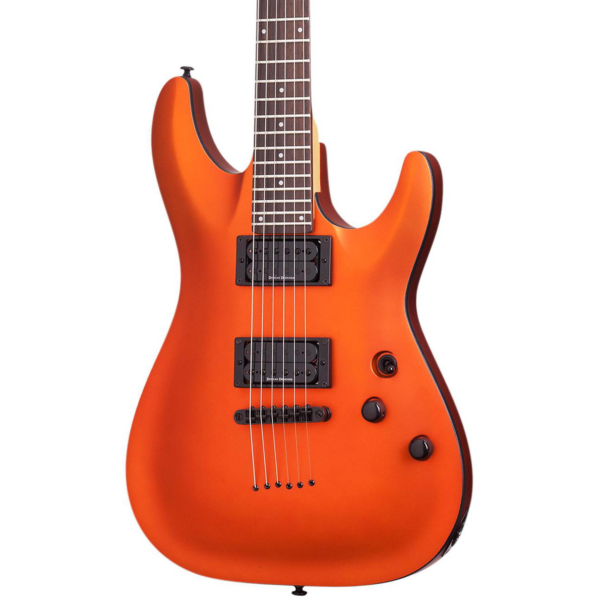 Open Box Schecter Guitar Research C-1 SPECIAL Satin Atomic Orange
