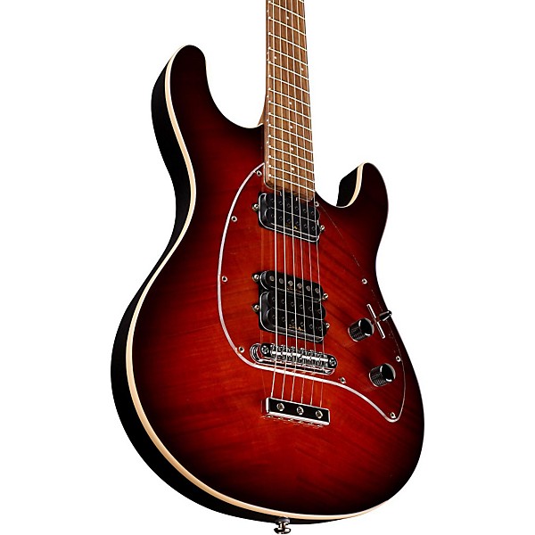 Ernie Ball Music Man Steve Morse Y2D Signature Electric Guitar Natural Rosewood Rosewood Neck & Fretboard