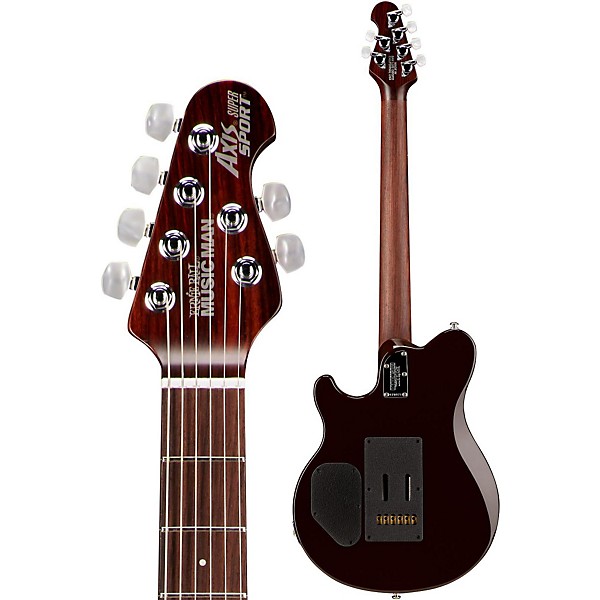 Ernie Ball Music Man AXIS Super Sport Rosewood Electric Guitar Natural Rosewood Rosewood Neck & Fretboard