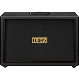 Friedman 2x12" Ported Closed Back Guitar Cabinet With Celestion Vintage 30s Black