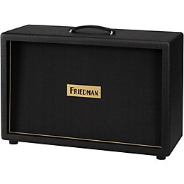Friedman 2x12" Ported Closed Back Guitar Cabinet With Celestion Vintage 30s Black