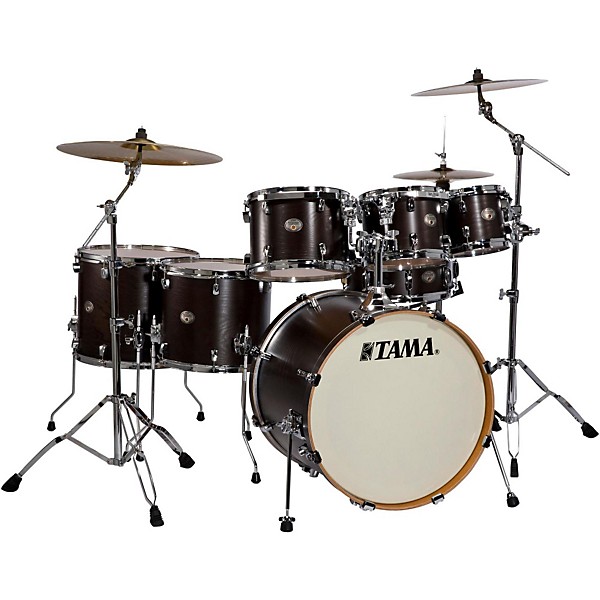 tama Tama SLP Bubinga/Maple Snare Drum 14x6.5 Midnight Zebrawood