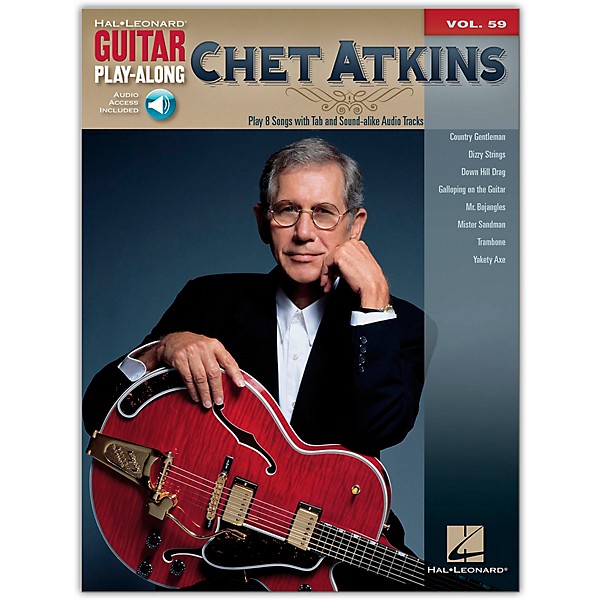 Hal Leonard Chet Atkins - Guitar Play-Along Volume 59 (Book/Online Audio)