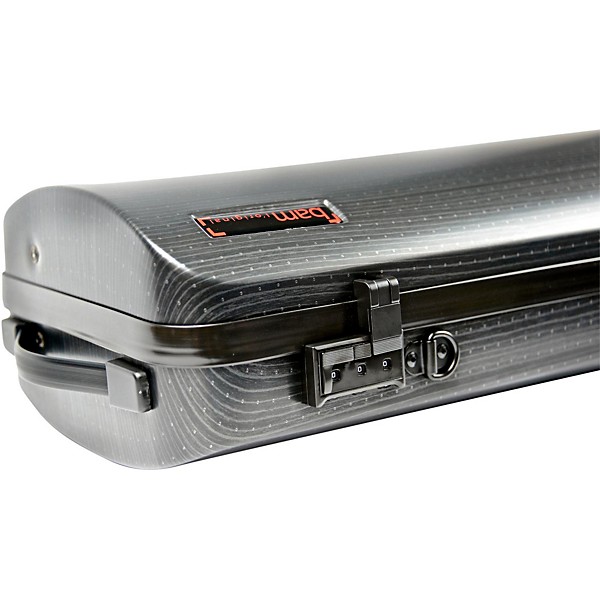 Bam 2001XL Hightech Oblong Violin Case without Pocket Black Lazure
