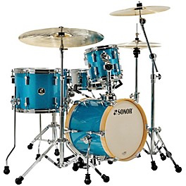 Blemished SONOR Martini 4-Piece Shell Pack Level 2 Turquoise Galaxy Sparkle 888365526829