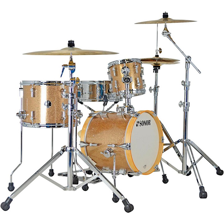 Open Box SONOR Champagne Galaxy Sparkle Guitar Center
