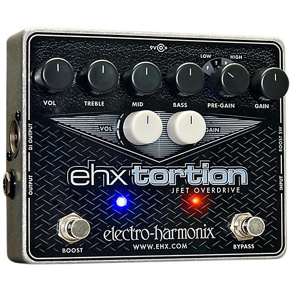 Open Box Electro-Harmonix EHXTortion JFET Overdrive Guitar Effects Pedal Level 1