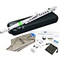 Nuvo Student Plastic Flute Kit White with Green Highlights thumbnail