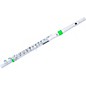 Nuvo Student Plastic Flute Kit White with Green Highlights