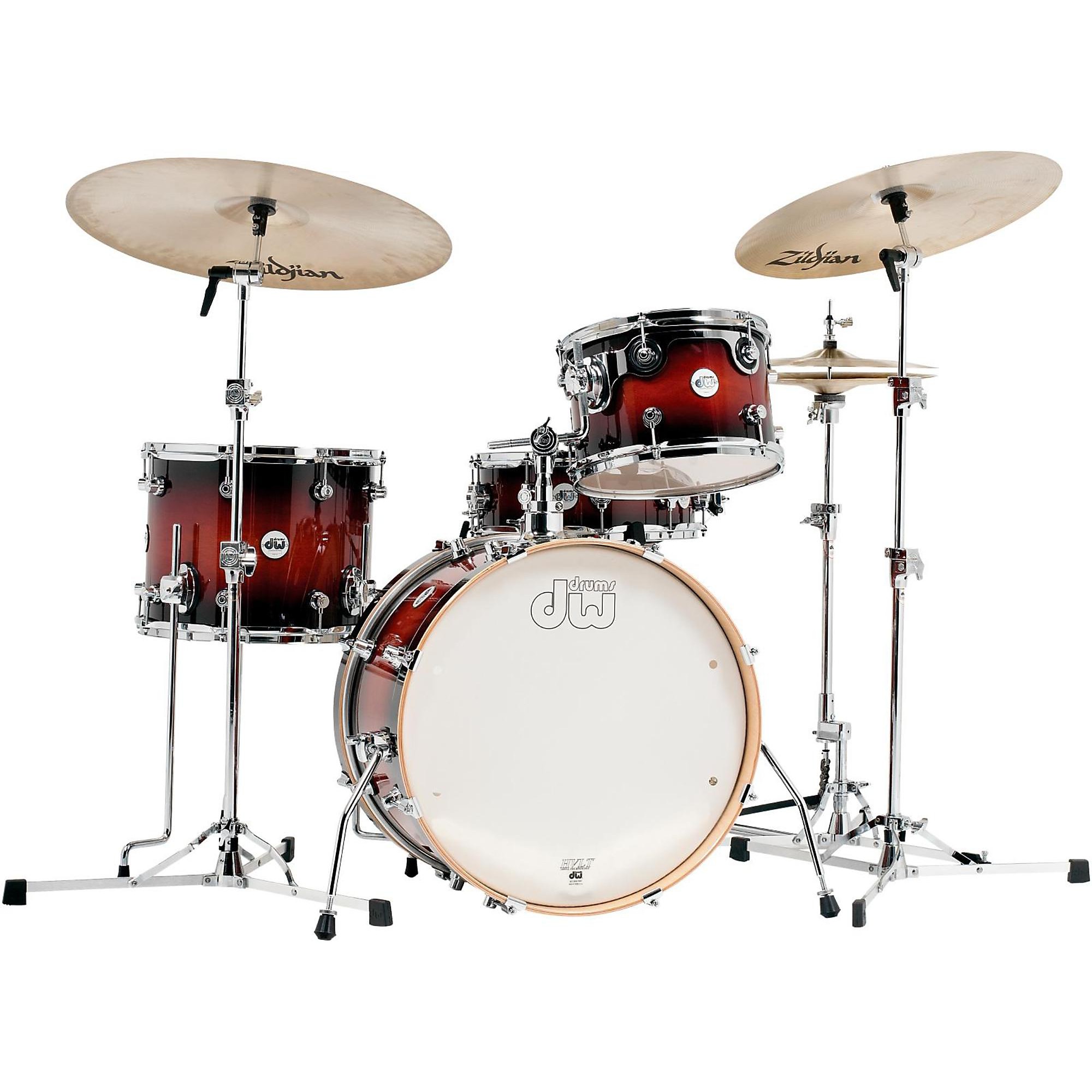 Open Box DW Design Series Frequent Flyer Kit Tobacco Burst