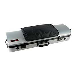 Bam 5202XL Hightech Compact Adjustable Viola Case with Pocket Metallic Silver
