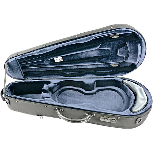 Bam 5101S Stylus Contoured Viola Case Black and Silver
